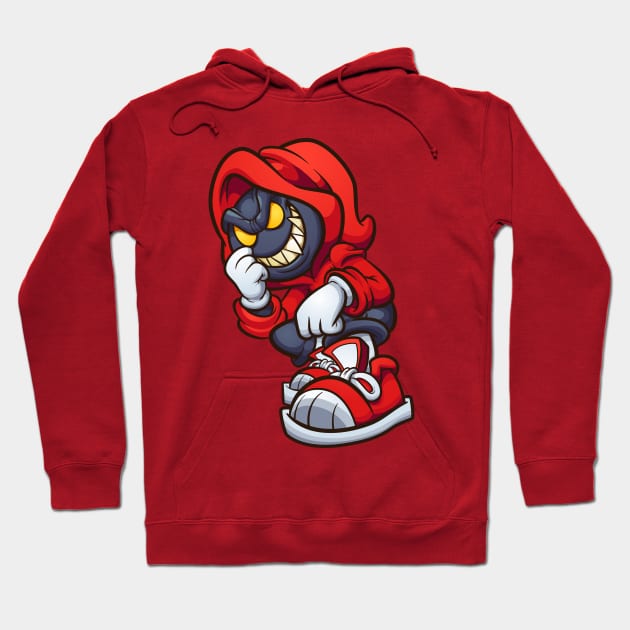 Evil hooded character Hoodie by memoangeles